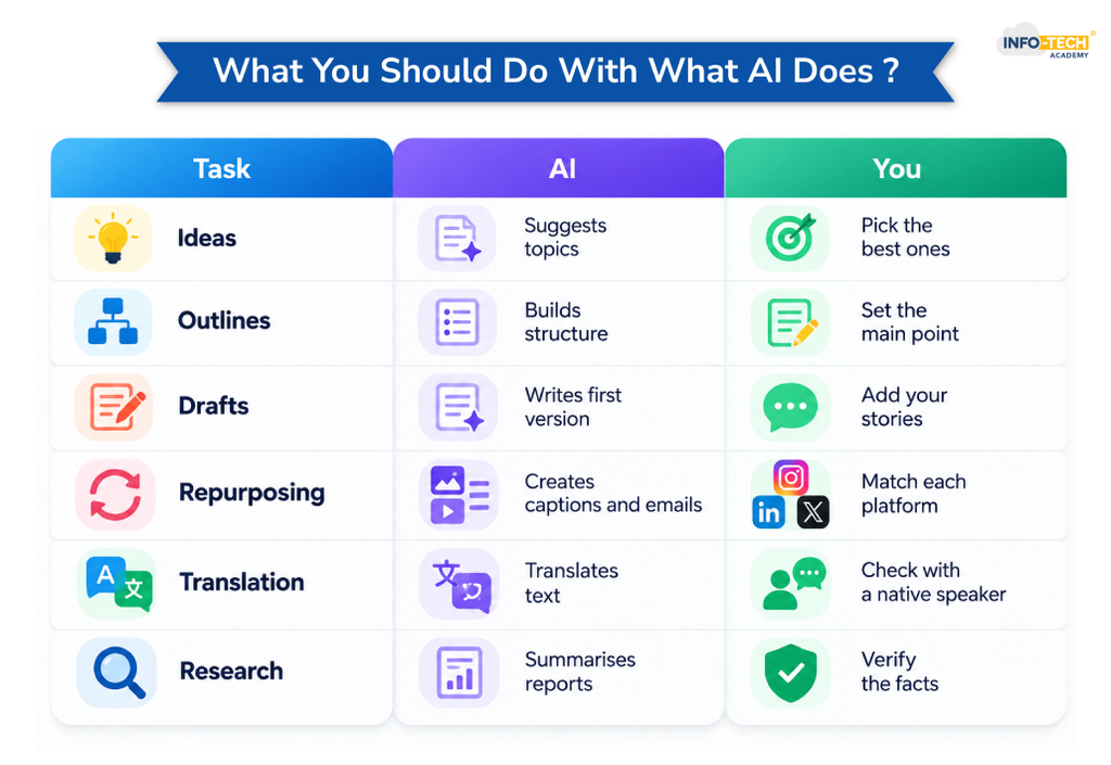 How to optimise the AI generated content to make it authentic